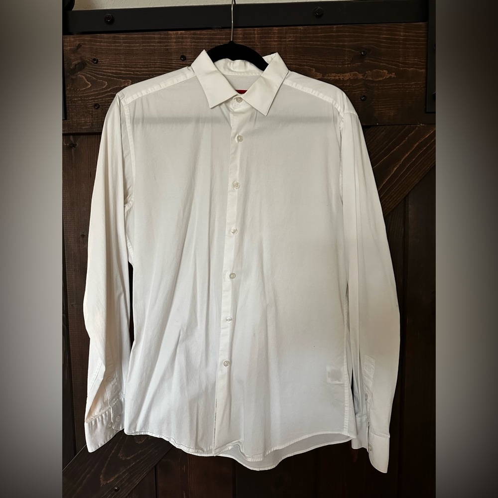 Alfani Slim Fit Stretch button down